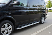 Volkswagen T5 Multivan 2003–2010 Mevsim Grey sidosteg (2 st, aluminium) foto 3