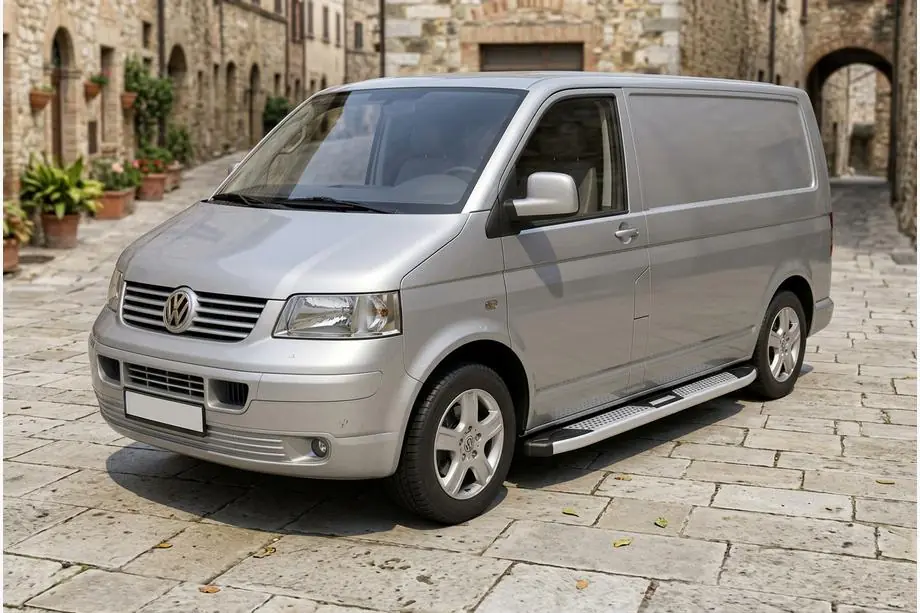 Volkswagen T5 Caravelle 2004–2010 Mevsim Grey sidosteg (2 st, aluminium) Image