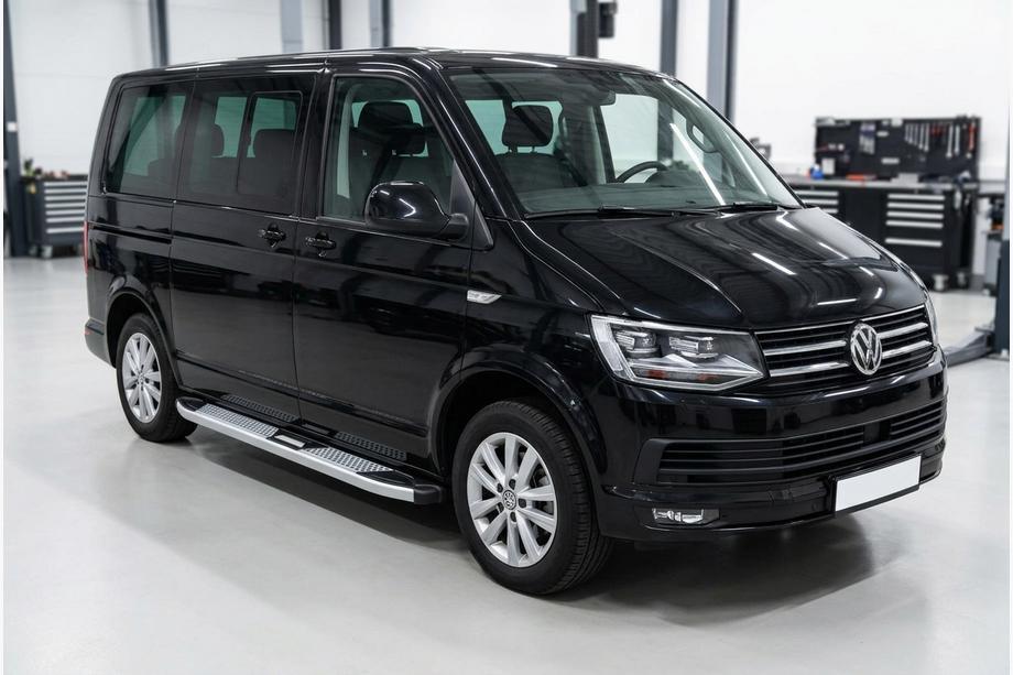 Volkswagen T6 2015–2024 Mevsim Grey sidosteg (2 st, aluminium) Kort hjulbas Foto 1