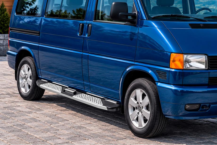 Volkswagen T4 Caravelle/Multivan 1990–2003 Mevsim Grey sidosteg (2 st, aluminium) Image