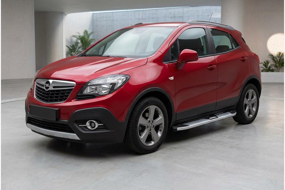 Opel Mokka 2012–2021 Mevsim Grey sidosteg (2 st, aluminium) Image
