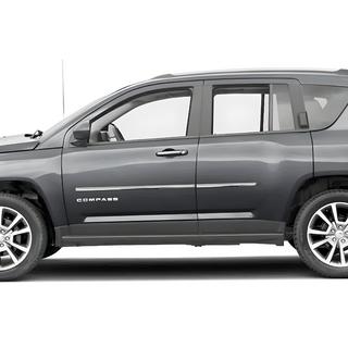 OmsaLine dörrlister (rostfritt stål) Jeep Compass 2006–2016 foto 1