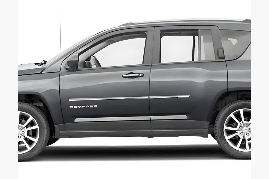 Jeep Compass 2006–2016 OmsaLine dörrlister (rostfritt stål) Image