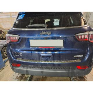 Lastskydd bakre stötfångare Carmos (rostfritt stål) Jeep Compass 2016– foto 3