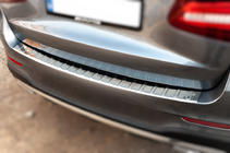 Mercedes GLC X253 2015–2022 Bakre stötfångarskydd Carmos (2015-2019, rostfritt stål) foto 2