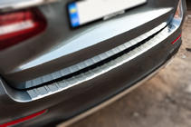 Mercedes GLC X253 2015–2022 Bakre stötfångarskydd Carmos (2015-2019, rostfritt stål) foto 1