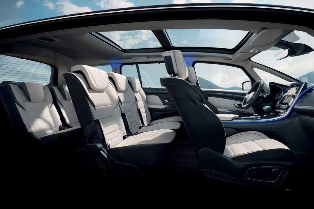 Test av uppdaterade minibussen Renault Espace