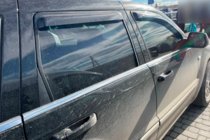 Jeep Grand Cherokee WK 2004–2010 Vindavvisare för sidorutor (4 st, HIC) foto 6