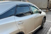Lexus RX 2016–2022 Vindavvisare med kromlist LONG (4 st., HIC) foto 2
