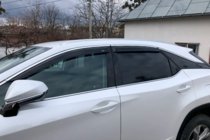 Lexus RX 2016–2022 Vindavvisare med kromlist Short (4 st, HIC) foto 2