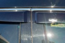 Hyundai Santa Fe 4 2018–2023 Vindavvisare med kromlist (4 st, HIC) foto 3
