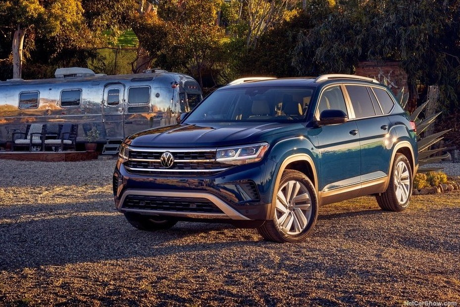Uppdaterad sjusitsig Volkswagen Atlas-crossover