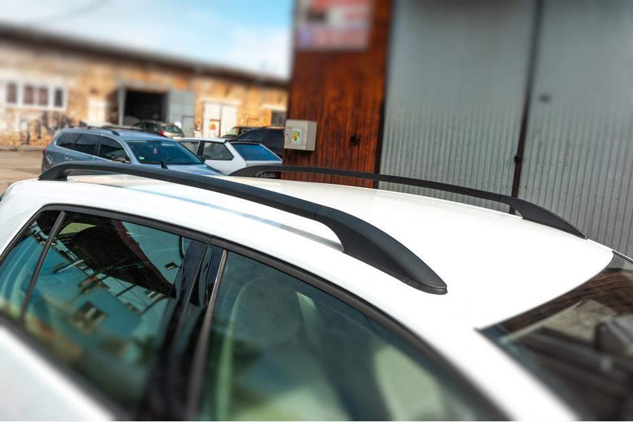 Volkswagen Golf 7/E-Golf 2012–2020 OmsaLine Solid takrails (2 st, svarta) Image