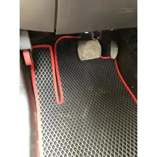EVA-golvmattor för 500, svarta Fiat 500/500L 2013–2022 foto 3