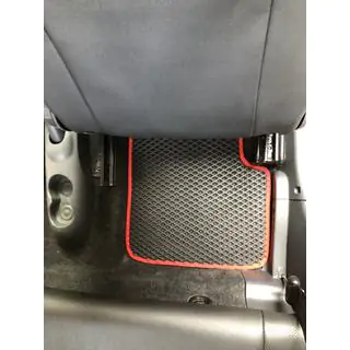 EVA-golvmattor för 500, svarta Fiat 500/500L 2013–2022 foto 2