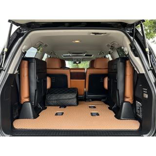 Bagagerumsmatta 2 st (EVA, 7-sits, tegelröd) Toyota Land Cruiser 200 2007–2021 foto 3