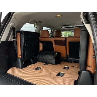 Bagagerumsmatta 2 st (EVA, 7-sits, tegelröd) Toyota Land Cruiser 200 2007–2021 foto 1