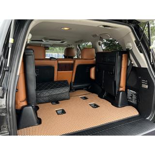 Bagagerumsmatta 2 st (EVA, 7-sits, tegelröd) Lexus LX570/450d 2008–2022 foto 2