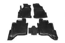 Toyota Hilux 2015– Gummimattor till kupén (4 st, Niken 3D) foto 2