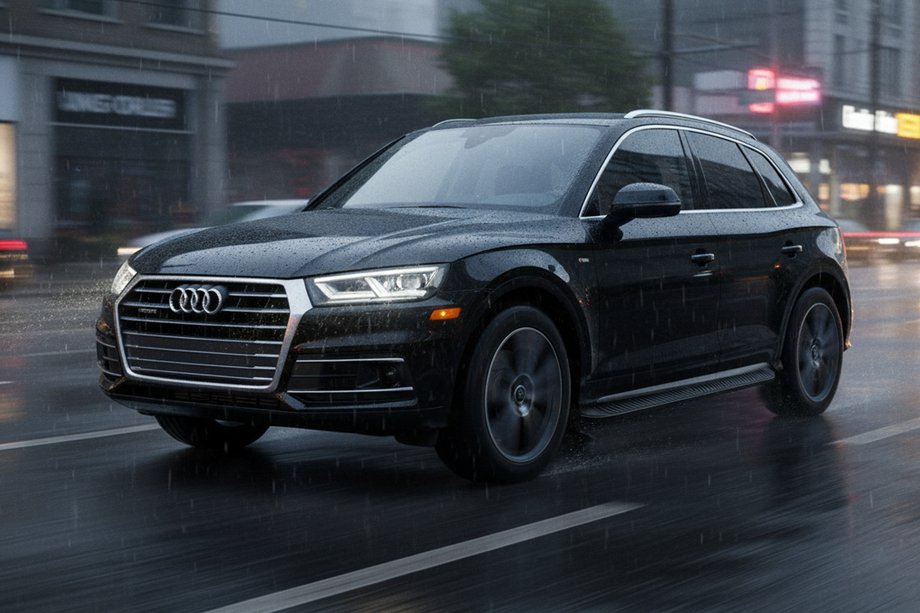 Audi Q5 2017–2025 Sidosteg Tayga Black (2 st, aluminium) Image