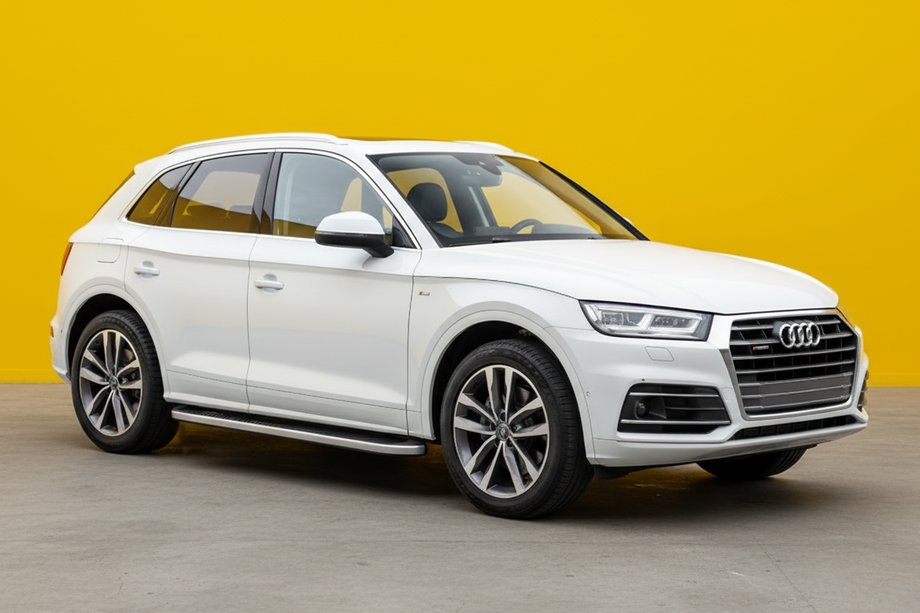 Audi Q5 2017–2025 Sidosteg Tayga Grey (2 st, aluminium) Image