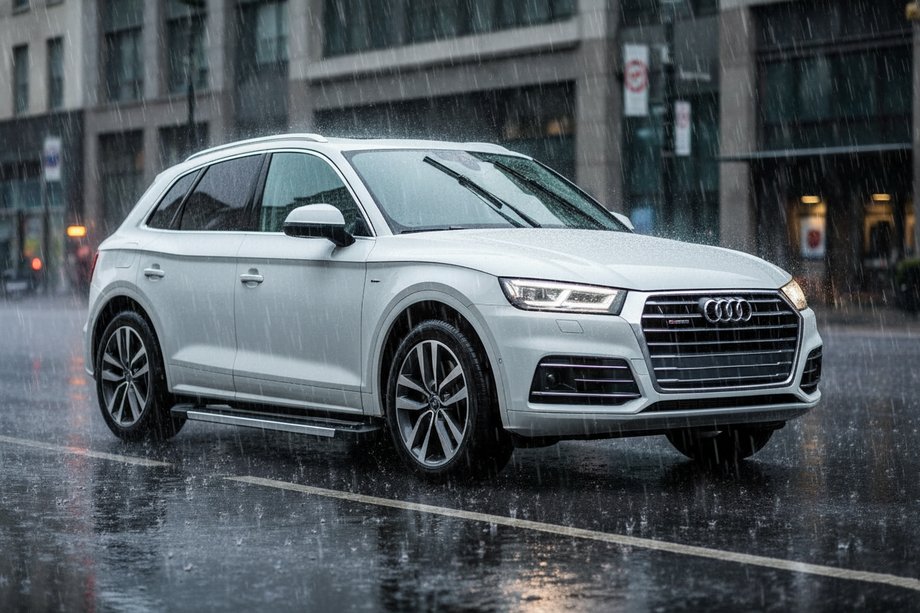 Audi Q5 2017–2025 Sidosteg RedLine (2 st, aluminium) Image
