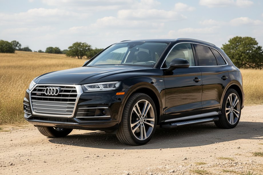 Audi Q5 2017–2025 Sidosteg Allmond Grey (2 st, aluminium) Image