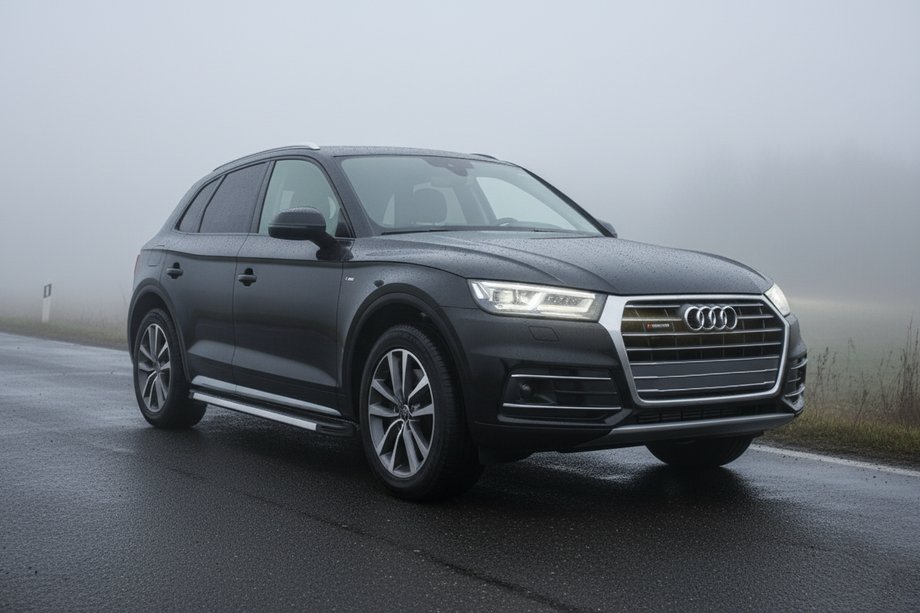 Audi Q5 2017–2025 Sidosteg Maya V1 (2 st, aluminium) Image