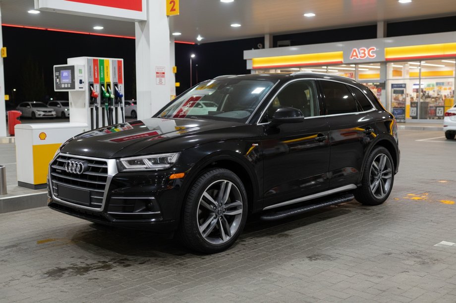 Audi Q5 2017–2025 Sidosteg Bosphorus Black (2 st, aluminium) Image