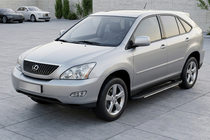 Lexus RX 2003–2009 Sidosteg Bosphorus Grey (2 st, aluminium) foto 1