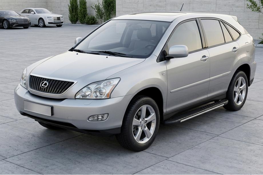 Lexus RX 2003–2009 Sidosteg Bosphorus Grey (2 st, aluminium) Image