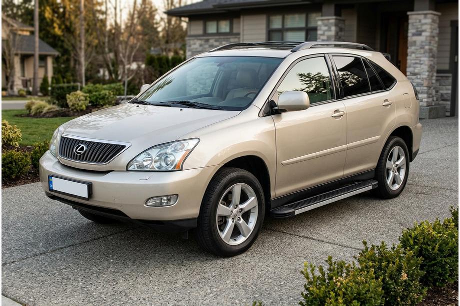 Lexus RX 2003–2009 Sidosteg Maya V1 (2 st, aluminium) Image