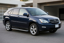 Lexus RX 2003–2009 Sidosteg Tayga Grey (2 st, aluminium) foto 1