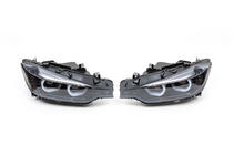 BMW 3-serien F30/F31 2012–2019 Xenon-strålkastare fram med LED positionsljus 2012-2015 (2 st.) Svart foto 3