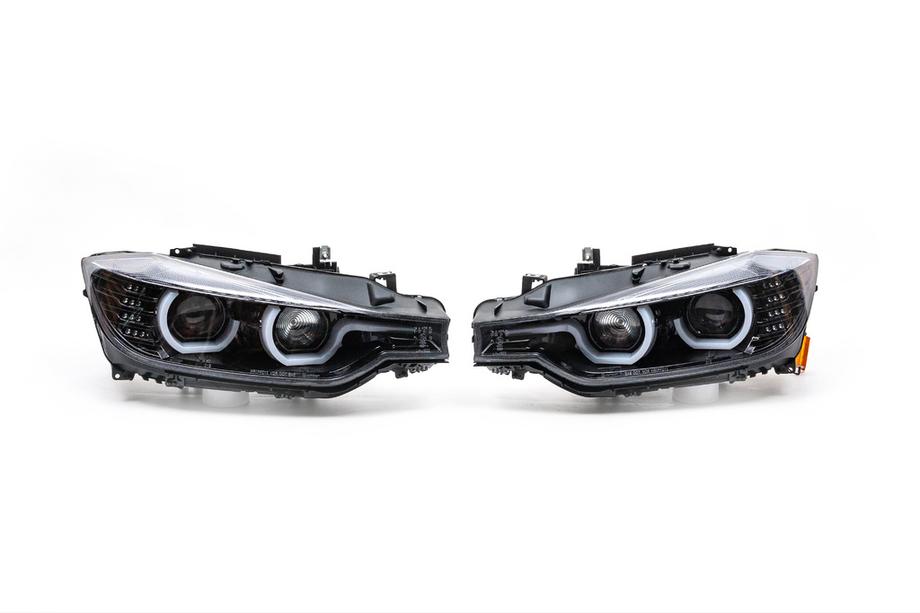 BMW 3-serien F30/F31 2012–2019 Xenon-strålkastare fram med LED positionsljus 2012-2015 (2 st.) Svart Image