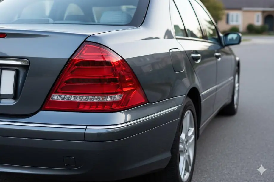 Mercedes C-klass W203 2000–2007 LED-bromsljus bak (2 st.) Foto 1
