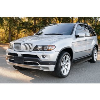 Sidosteg Tayga Black (2 st, aluminium) BMW X5 E53 1999–2006 foto 1