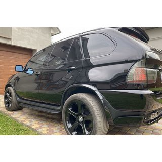 Sidosteg Bosphorus Black (2 st, aluminium) BMW X5 E53 1999–2006 foto 1