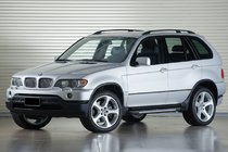 BMW X5 E53 1999–2006 Duru sidosteg (2 st, aluminium) foto 1