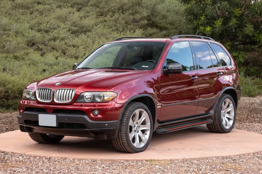 BMW X5 E53 1999–2006 Sidosteg Maya Red (2 st, aluminium) Image