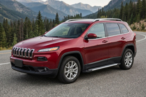 Jeep Cherokee KL 2013– Sidosteg Line (2 st, aluminium) foto 1