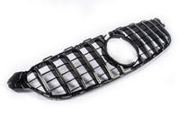 Mercedes C-сlass W205 2014–2021 Frontgrill Panamericana GT (för original C63 AMG) 2014-2018, utan kamera foto 4