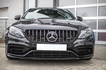 Mercedes C-сlass W205 2014–2021 Frontgrill Panamericana GT (för original C63 AMG) 2014-2018, utan kamera foto 1