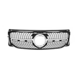 Frontgrill Diamond Silver (för Base 2019-2023) Mercedes GLB X247 2019– foto 2