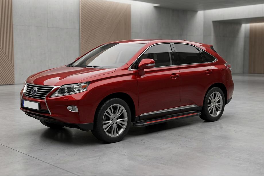 Lexus RX 2009–2015 Sidosteg Maya Red (2 st, aluminium) Image