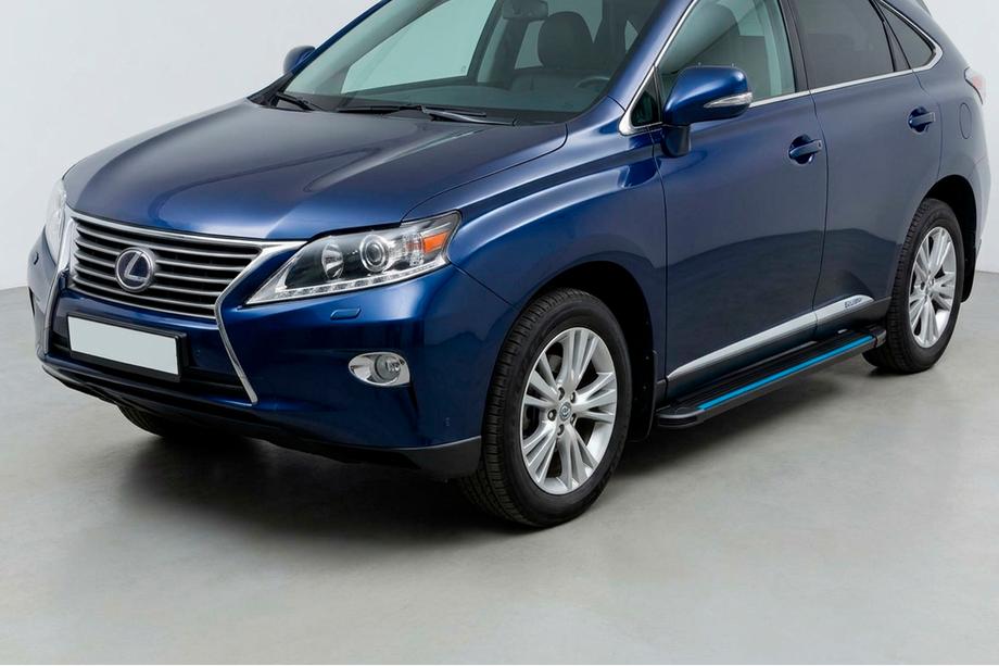 Lexus RX 2009–2015 Sidosteg Maya Blue (2 st, aluminium) Image