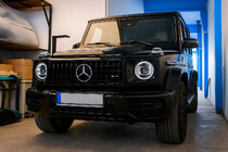 Mercedes G class W463 1990–2018 Frontgrill (GT Panamericana, utan krom) foto 1