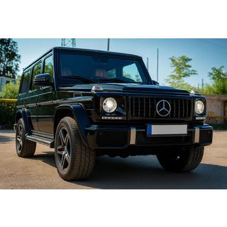 Frontgrill (GT Panamericana, utan krom) Mercedes G сlass W463 1990–2018 foto 3