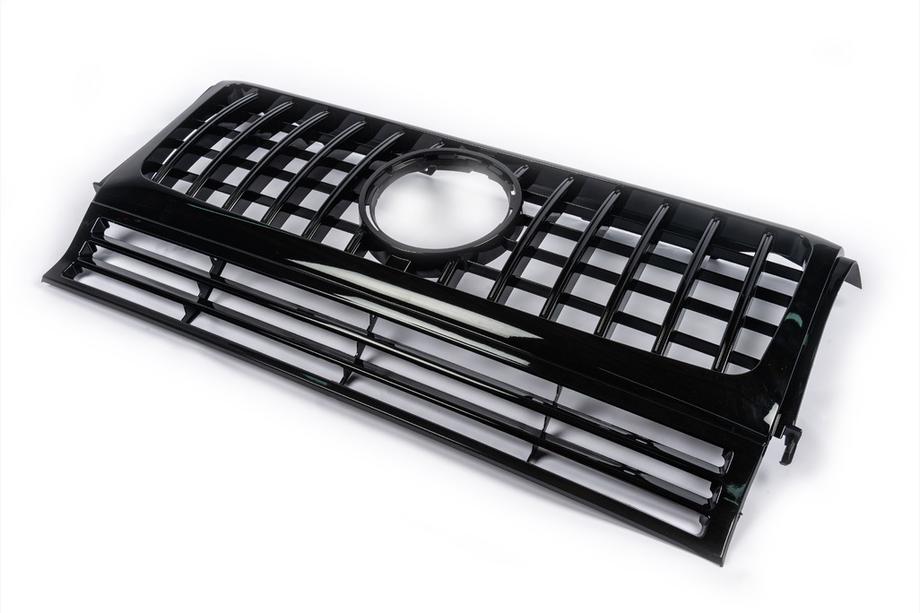 Mercedes G class W463 1990–2018 Frontgrill (GT Panamericana, utan krom) Helsvart Foto 5