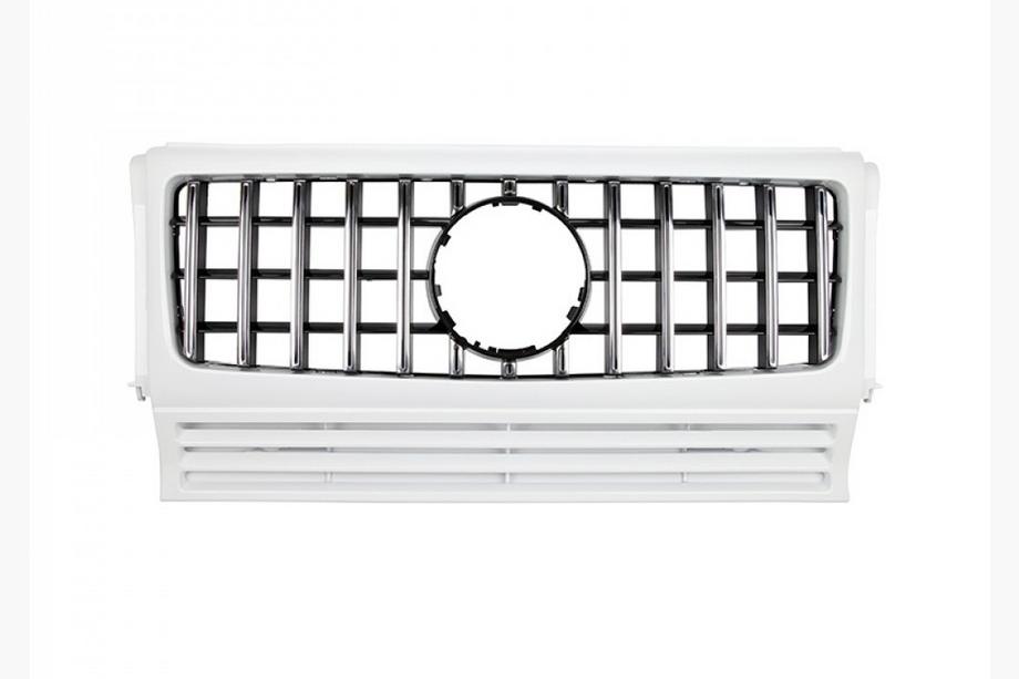 Mercedes G class W463 1990–2018 Frontgrill (GT Panamericana, utan krom) Helsvart Foto 9